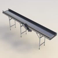 Model 1709 slider bed center drive. FEI Conveyors.