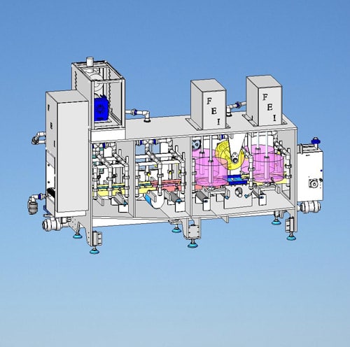 Battery CAD. FEI Conveyors.