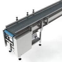 Conveyor, top view. FEI Conveyors.