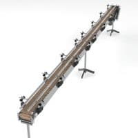 Straight tabletop conveyor. FEI Conveyors.